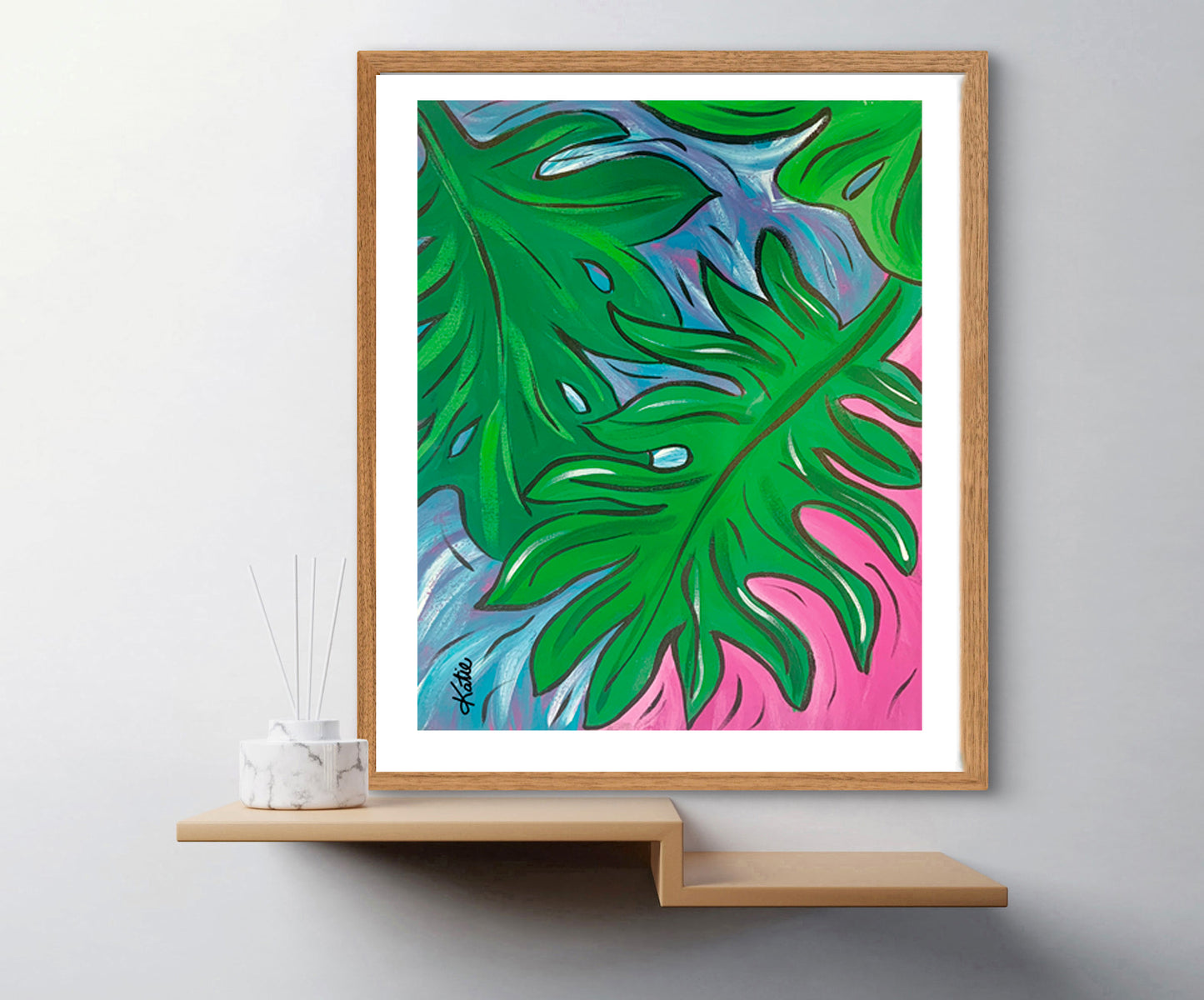 'Palm Leaves' Paper Print