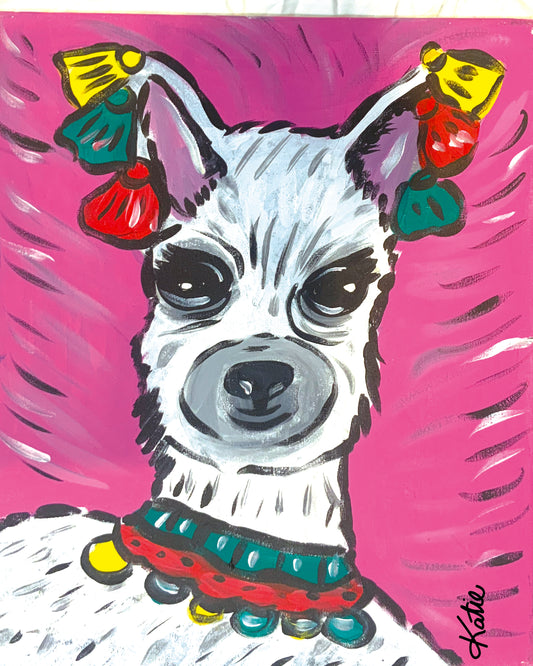 Pink Tassel Llama