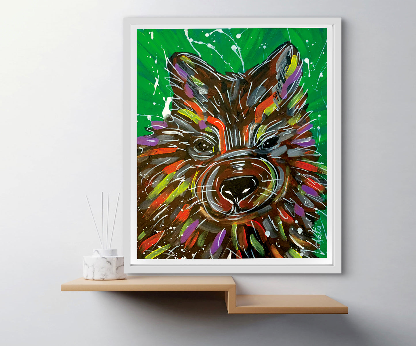'Rasically Wombat' Paper Print
