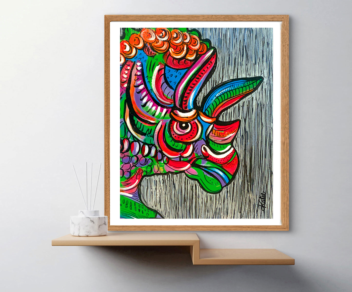 'Triceratops' Paper Print