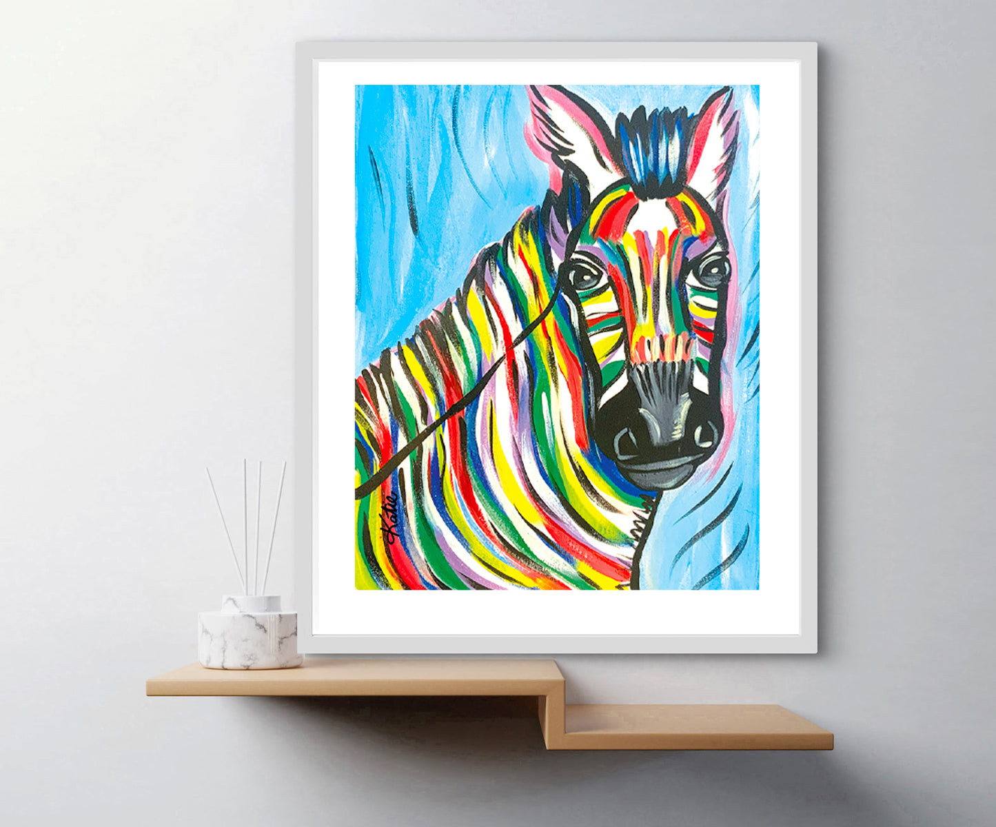 'Zebra Stripes' Paper Print