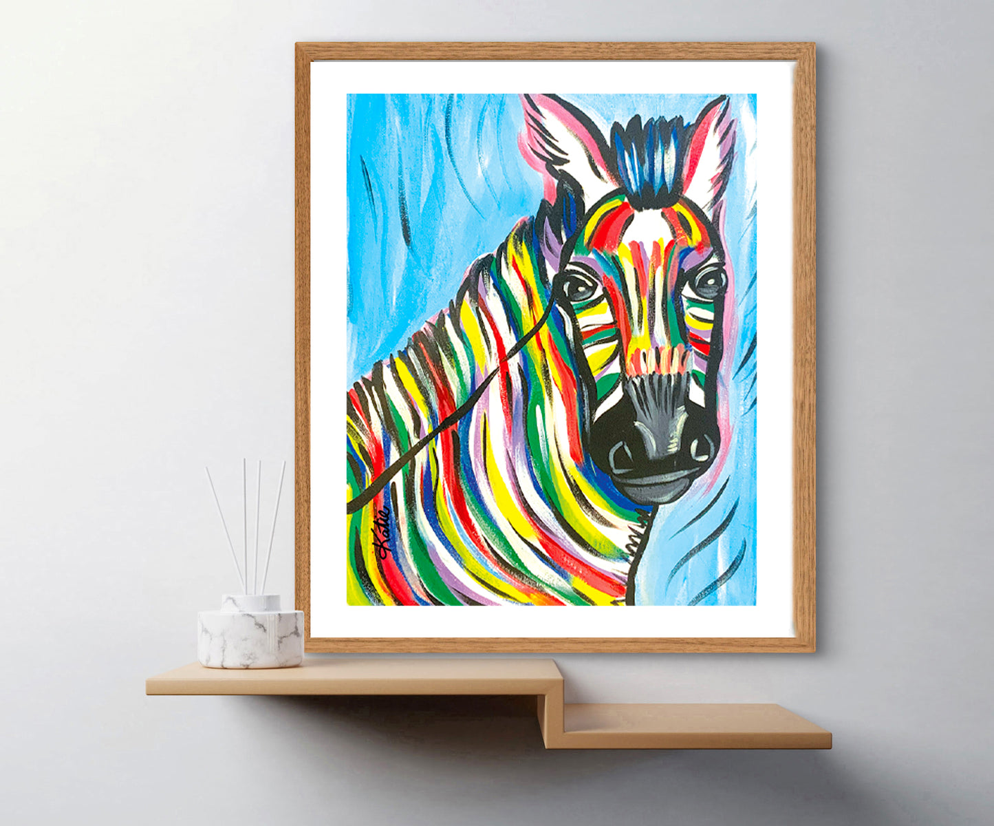 'Zebra Stripes' Paper Print