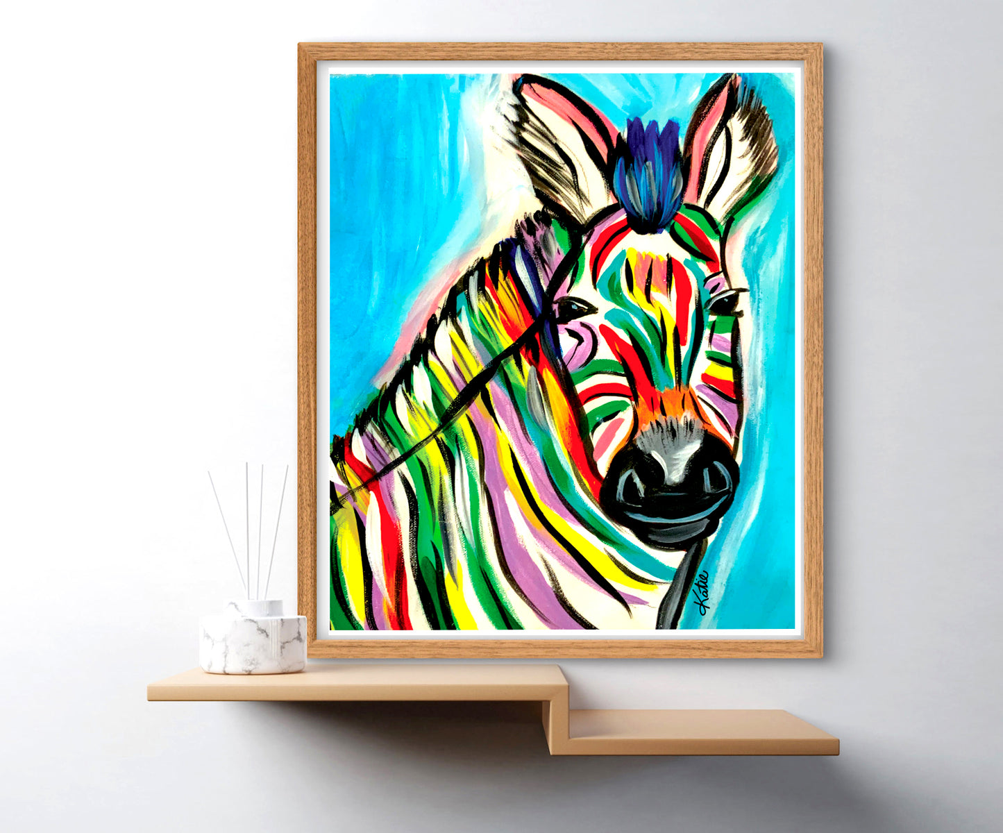 'Zebra Stripe' Paper Print