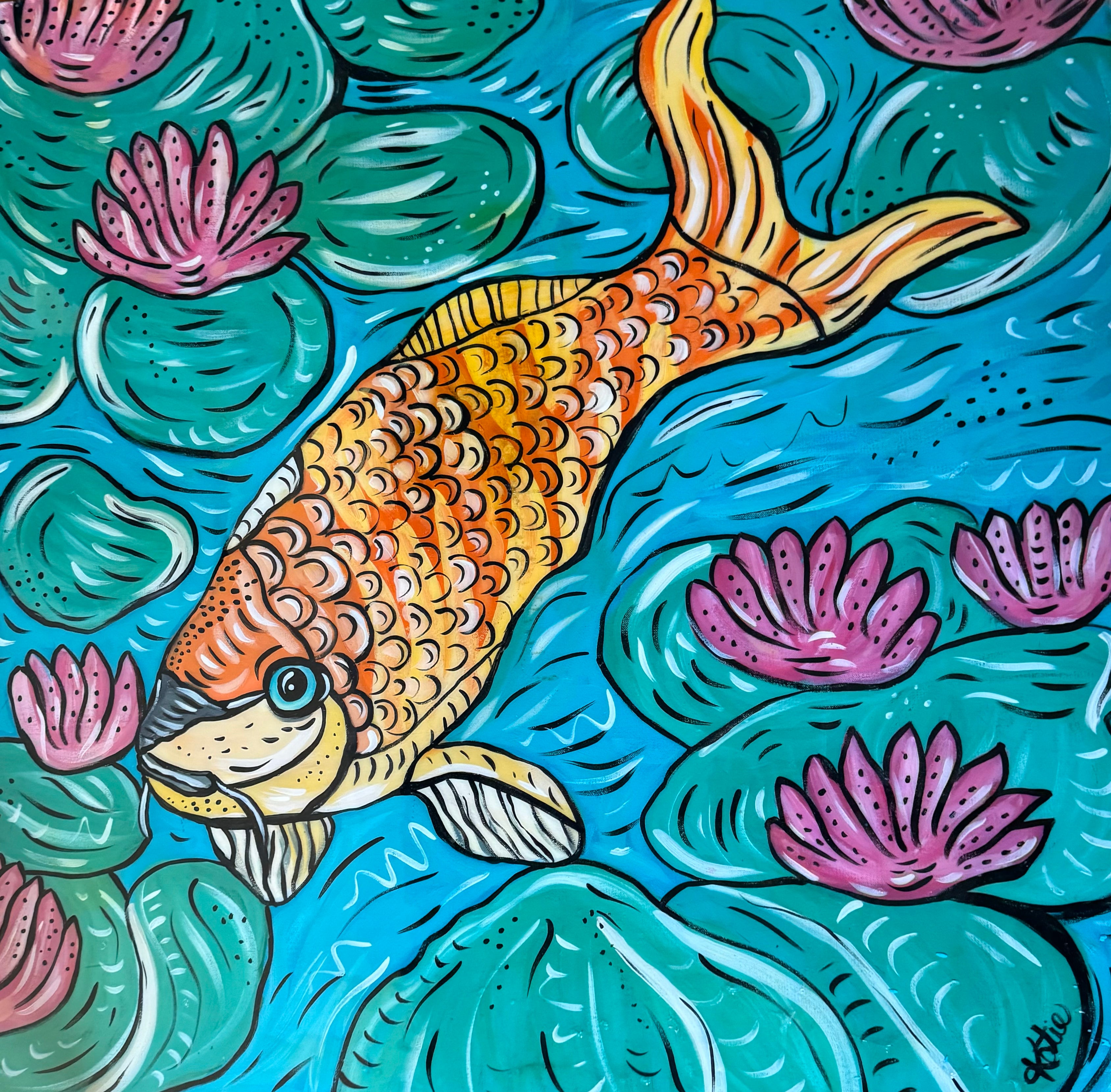 Blue Eye Koi