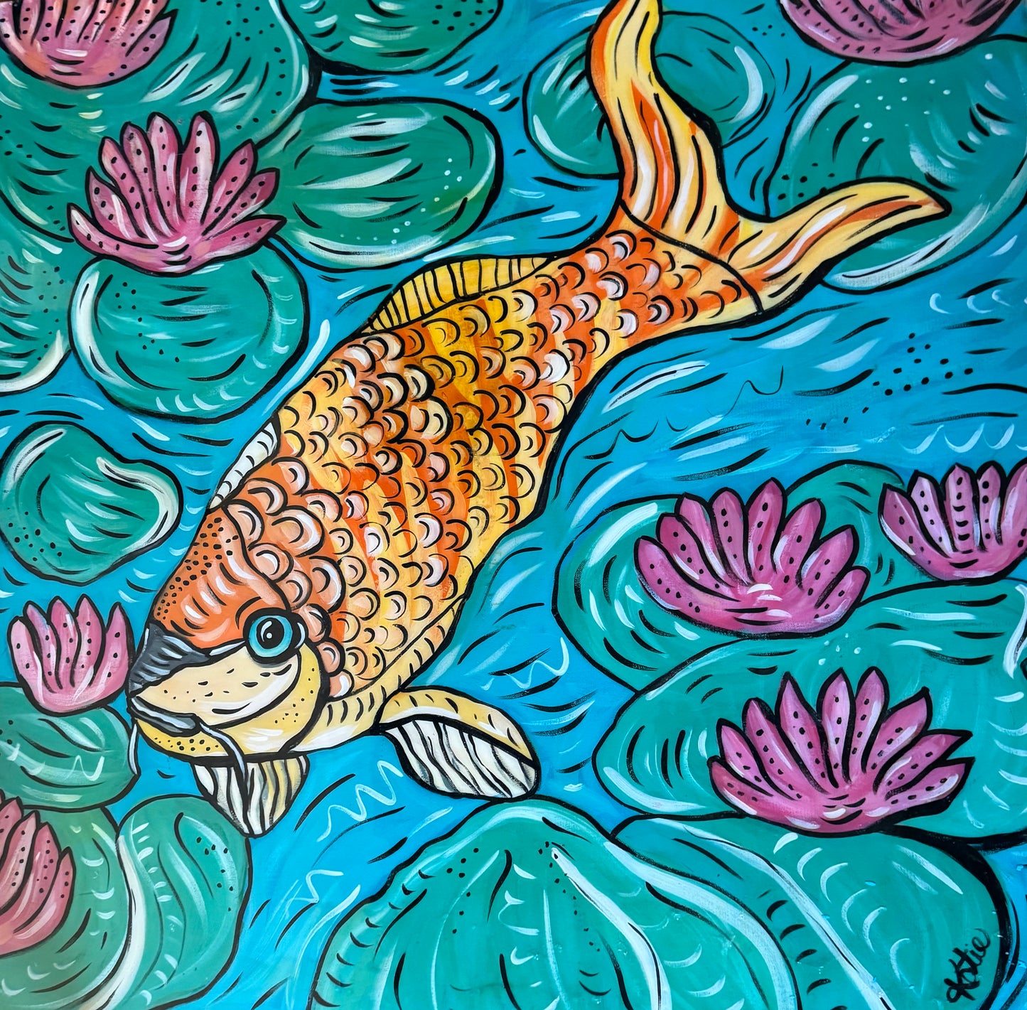 Blue Eye Koi