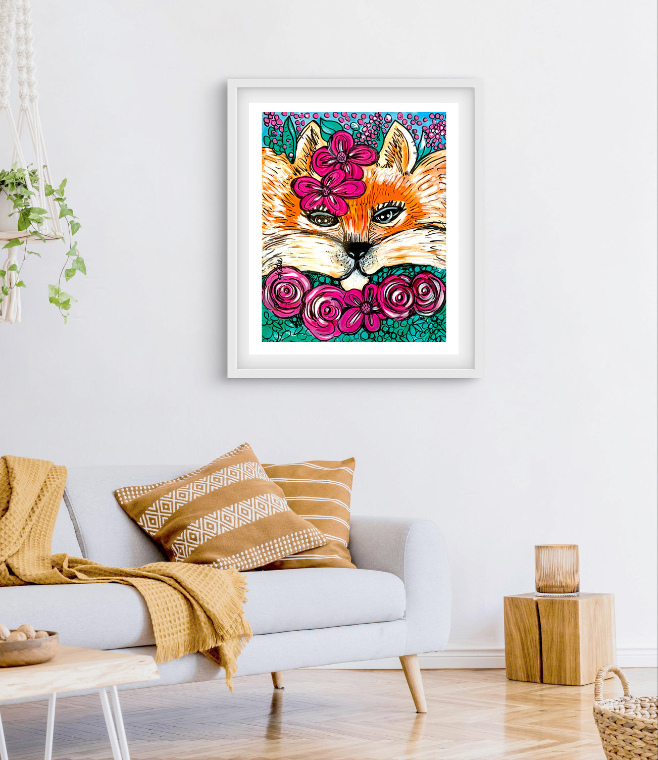 'Feeling Foxy' Paper Print