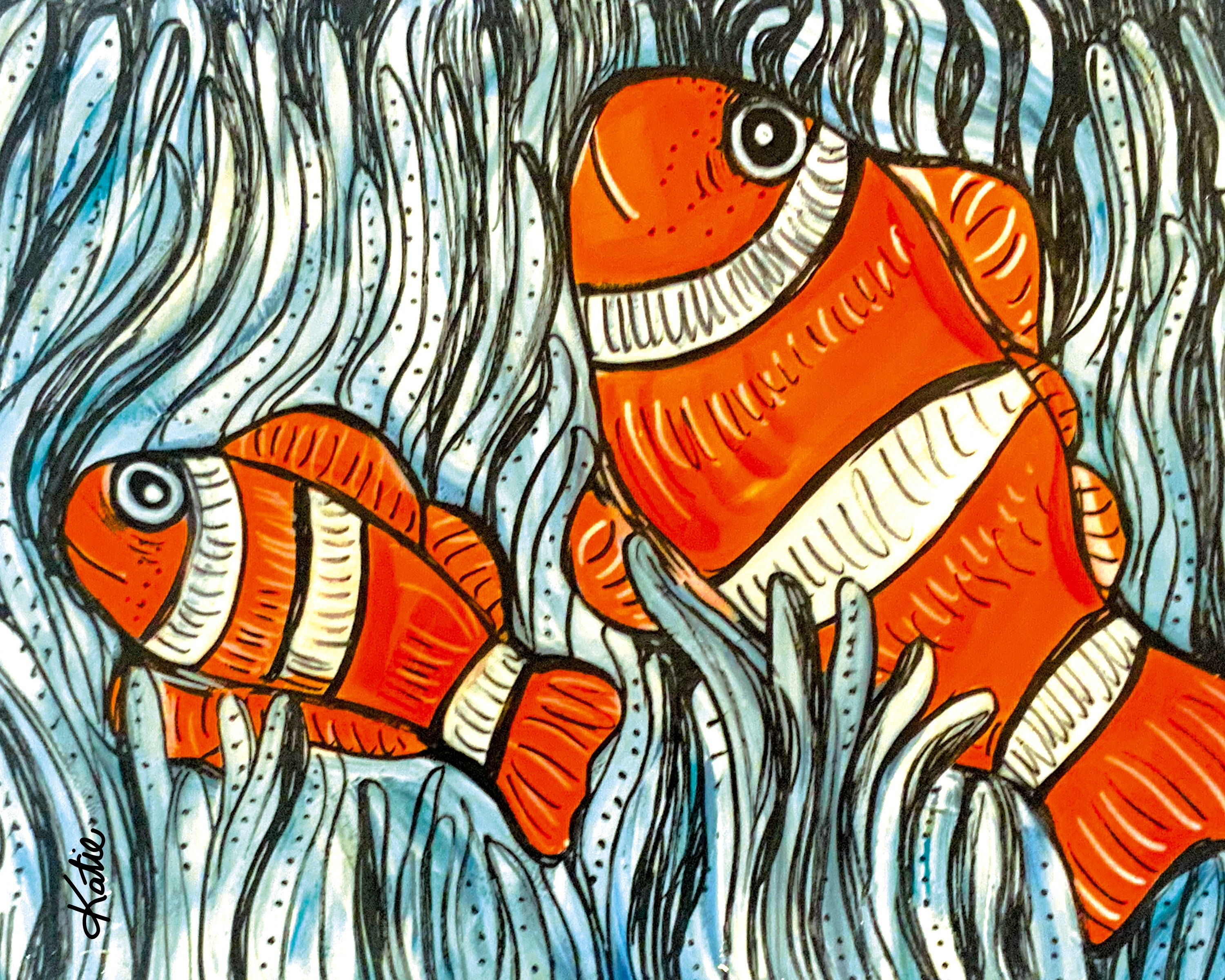 'One Fish Two Fish' Paper Print