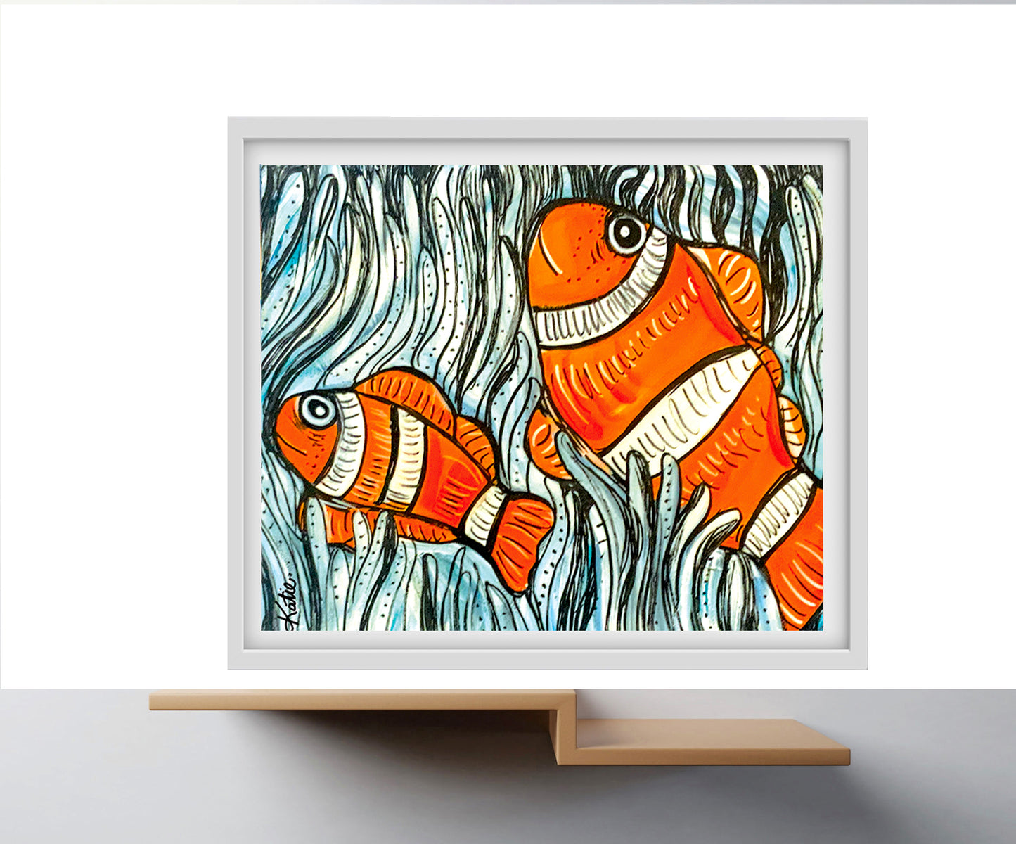 'One Fish Two Fish' Paper Print