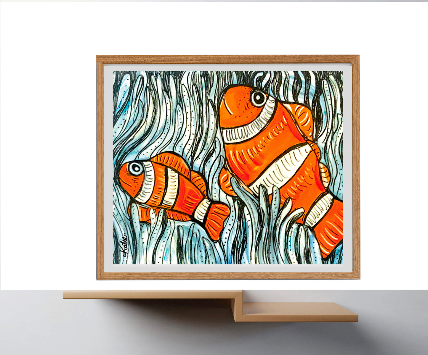 'One Fish Two Fish' Paper Print