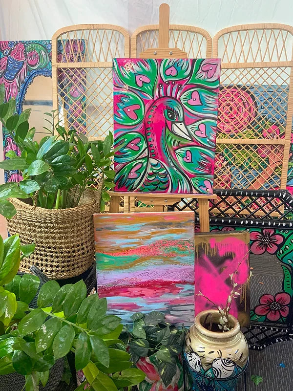 Pink Peacock
