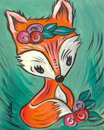 'Woodland Fox' Paper Print