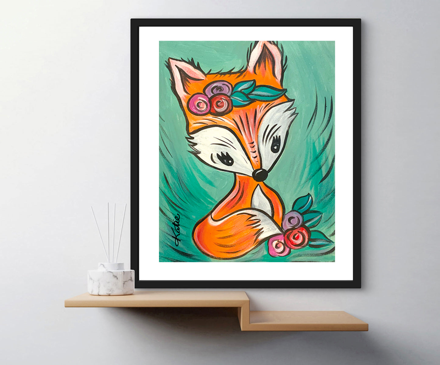 'Woodland Fox' Paper Print